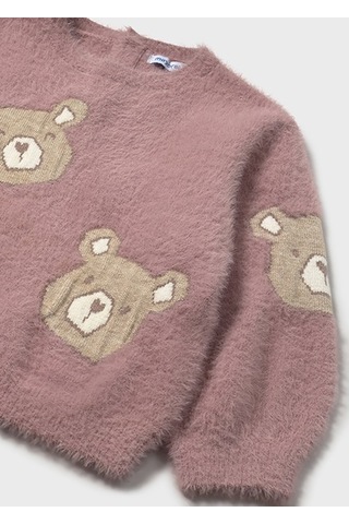 Mayoral Pembe Kız Bebek Kürklü Kazak 2356 Pembe