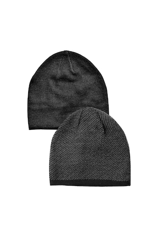 Alaska The Last Frontier Çift Taraflı Doubleface Kumaş Unisex Bere Beyaz - Gri - Siyah