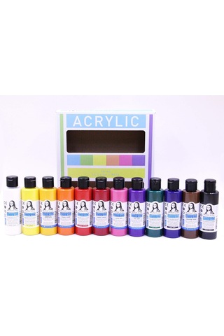 Monalisa Akrilik Boya 12 Renk X 70 Ml Renkli