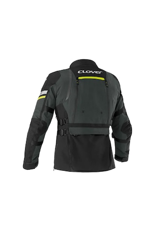 Clover Gts-5 Korumalı Motosiklet Montu Füme Sarı