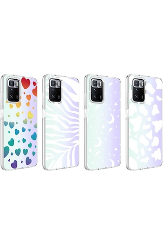 Khayra Redmi 10 Kılıf M-blue Desenli Kapak - Cow No2 Cow No2