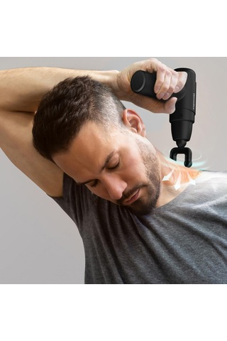 Homedics Novo Mini Masaj Tabancası, Dokunarak Masaj Aleti, Siyah