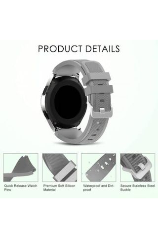 Huawei Watch Gt1 Gt2 Gt3 46Mm Akıllı Saat Kordonu Silikon Kayış (418202162)
