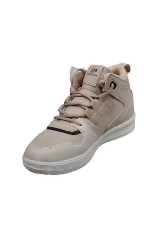 M.P 222-2720 Zn Kadın Bej Boğazlı Sneaker Ayakkabı