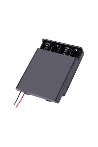 Powermaster 4'lü Aa Kapaklı Switch'li Pil Yuvası Ic-233f