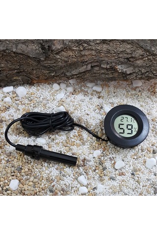 Kuluçka Makinası için Problu Termometre Sıcaklık.nem Ölçer Thr159