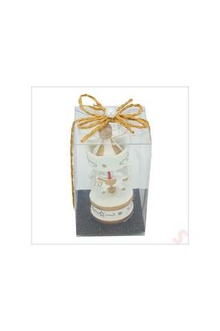 Kutulu Mini Atlı Karınca, 8,5cm X 3,5cm - Siyah Süslü