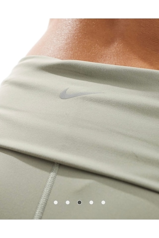 Nike Dri-fit One High-waisted Fold-over Training Yeşil Kadın Tayt Çok Renkli