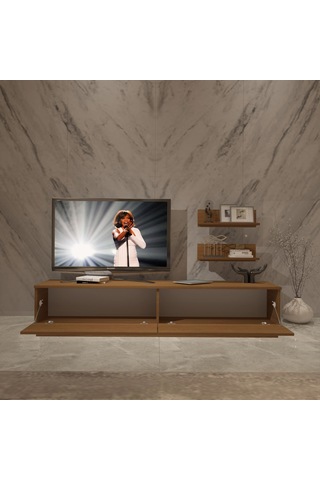 Decoraktiv Eko 4b Mdf Std Tv Ünitesi Tv Sehpası Ceviz