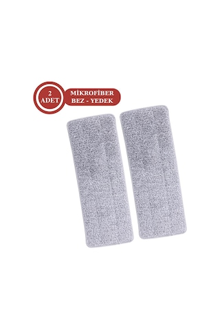 FLORA 2 ADET TRİO TABLET MİKROFİBER YEDEK MOP PASPAS BEZ F405 - 2'Lİ