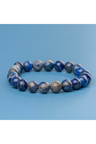 Lapis Lazuli Doğal Taş Bileklik 8 Mm Ruhsal Uyanış Renkli