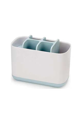 Maiyame Joseph Joseph Easystore Büyük Boy Diş Fırçası Tutucu - Mavi, 6 Bölmeli, Hava Akışı Delikli, Kaymazsız Tabanlı Banyo Organizerı Diğer