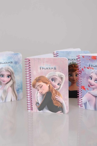 Lisanslı Frozen Elsa Çizgili Not Defteri / Bloknot 80 Yaprak