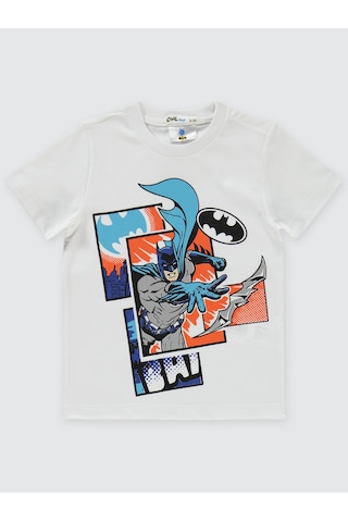 Batman Erkek Çocuk Takım 2-5 Yaş Beyaz