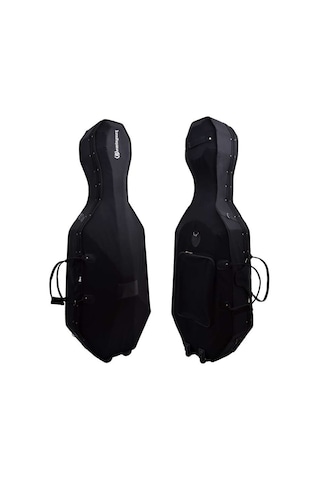 Dominguez Ddbhc44 Tekerlekli Kontrbas Hardcase 4/4 Fiberglas Korumalı Kasa Kolay Taşıma