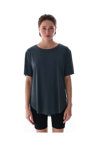 Penti Gri Bisiklet Yaka Oversize Modal T-Shirt