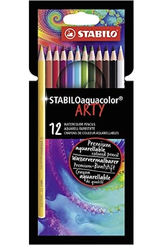 Boya Kalemi 12 Li Pastel Renkler Yüksek Pigmentli Suya Dayanıklı Kolay Açılabilir Metal Kutulu Çok Renkli