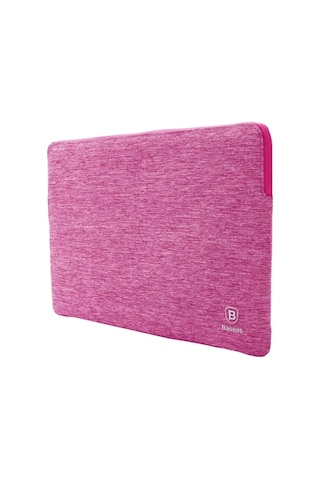 Baseus Apple Macbook Uyumlu Pro 15 İnch Universal Laptop Kılıf Çantası- 5775 Fuşya