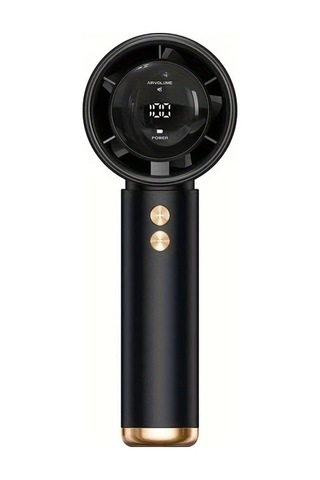 Boatshop1 Siyah Taşınabilir El Tipi Fan 100 Hız Ayarlı Usb Şarj Edilebilir 1200mah Pil Abs Gövde İç Dış Mekan