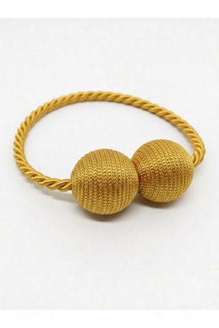 Mıknatıslı Perde Bağlama Aparat Aksesuarı Braçol Gold