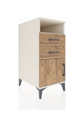 Kronos Komodin Tek Raflı 2 Çekmeceli Tek Kapaklı 44x59x96 Aytaşı-çam Aytası