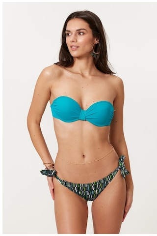 Pierre Cardin Dolgulu Straplez Bikini Takım 217334 Desenli Çok Renkli