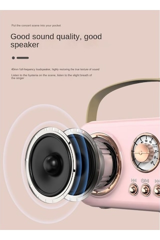 M4 Retro Bluetooth Hoparlör