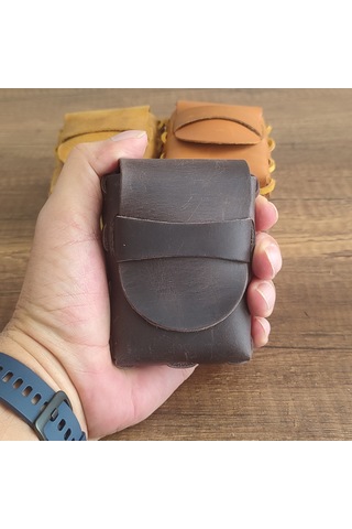 Sumerian Leather Craft  Deri Sigara Kılıfı Kahverengi