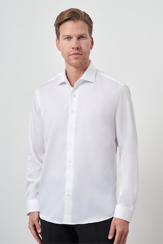 Morven Erkek Beyaz Pamuk Trend Slim Fit Dar Kesim Non Iron Gömlek 26mc004001600 Beyaz Beyaz