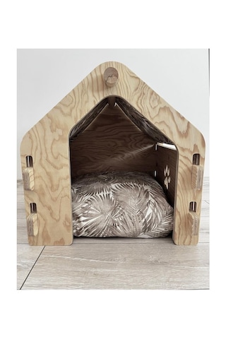 Light And Wood Art Kedi/köpek Kulübesi Kahverengi 50x50x50 Cm