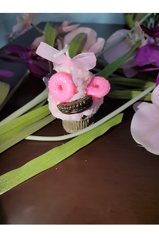 Cupcake Tasarım Dekoratif Mum