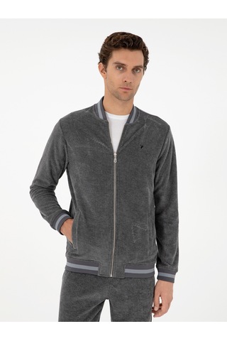 Cacharel Erkek Antrasit Sweatshirt 50292493-vr006 Gri