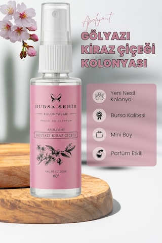 Gölyazı Kiraz Çiçeği Kolonyası, Sprey Başlıklı, 45 Ml, 80