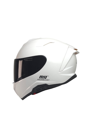 Mts  Full Face Double Güneş Vizörlü Ece 22.06R Motosiklet Kaskı Beyaz