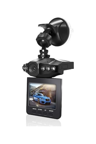 Ranyeek Oto İçin 6 Işık Infrared Gece Görüşlü 2.4" Ekranlı Hd Sürücü Kaydedici - Tek Lens, Toplu Satış