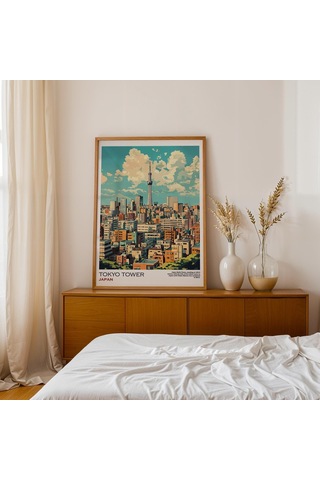 Japon Tokyo Posteri, Duvar Sanatı, Japon Duvar Sanatı