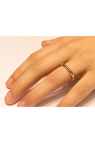 Hakan Güler Kuyumculuk 14 Ayar Altın Simit Model Bombeli Alyans