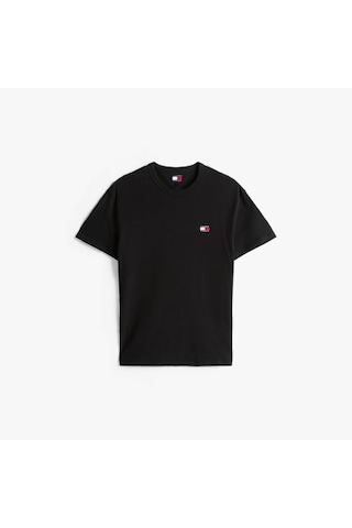 Tommy Hilfiger Tjm Reg Badge Tee Ext Erkek Siyah T-shirt - Dm0dm20322