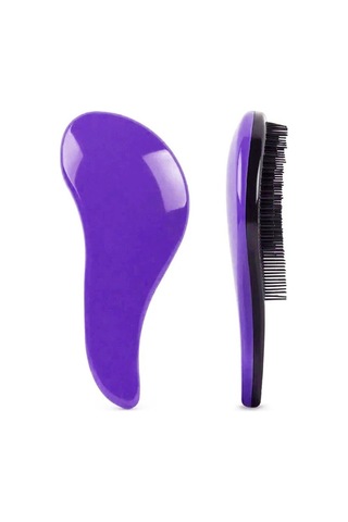 Koodmax Oval Dolaşık Önleyici Saç Fırçası - Saç Açıcı Tarak - Lavanta Mor