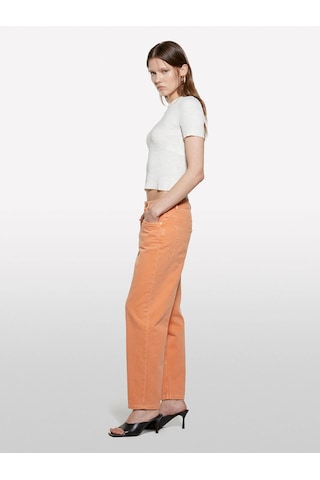 Sisley Keten Karışımlı Slim Fit Kısa Kollu Kazak Kadın Beyaz Kazak - 325p105gm106g Krem