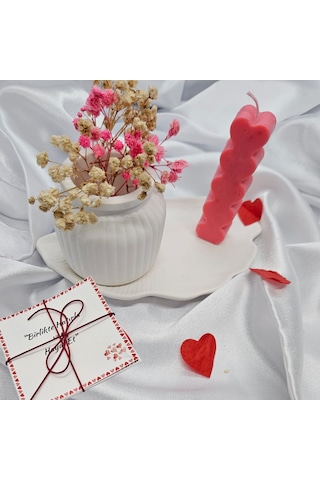 Kalp Mum Seti Sevgililer Gününe Özel