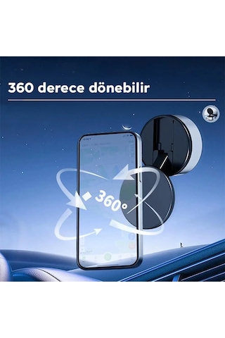 Ally 360 Ayarlanabilir Vakumlu Araç Oto Telefon Tutucu- 5775 Çok Renkli