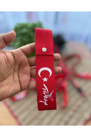 Türkiye Tasarımlı, Kırmızı Renk Yüksek Kalite Tampon & Çeki İpi