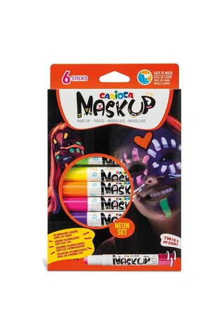 Carioca Mask Up Yüz Boyası - Neon 6 Renk Genel