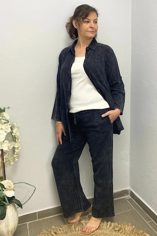 Mia Butik Kadın Siyah Yıldız Detaylı Pamuklu 3 Lü Takım Siyah