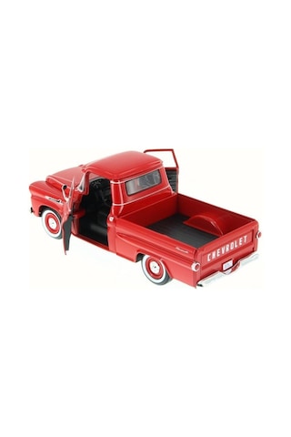 Motormax 1:24 W/b American Classics 1958 Chevrolet Apache Fleet Side Pickup Diecast Kırmızı