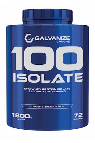 Galvanize Nutrition 100 Isolate Protein 72 Servis Cookies Ice Cream Kurabiyeli Dondurma Kurabiye Krema