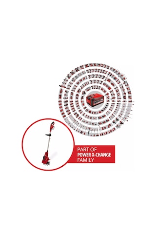 Einhell GE-CR 18/20 Li E - Solo Akülü Çapalama Makinesi (Akü ve Şarj Hariç) - 3431210
