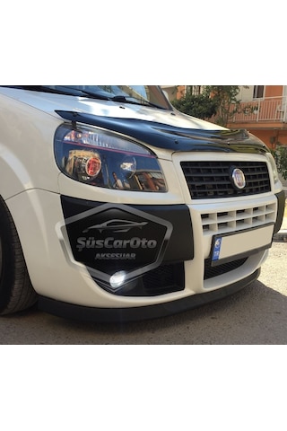 Fiat Doblo D2 2005-2010 Uyumlu Üniversal Astra H Lip Esnek Ön Lip 2 Parça Tampon Altı Dil Karlık Ön Ek 00 Şüscaroto Aksesuar