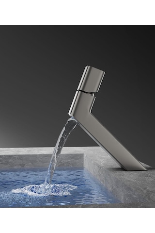 Ala Kısa Lavabo Bataryası Parlak Füme